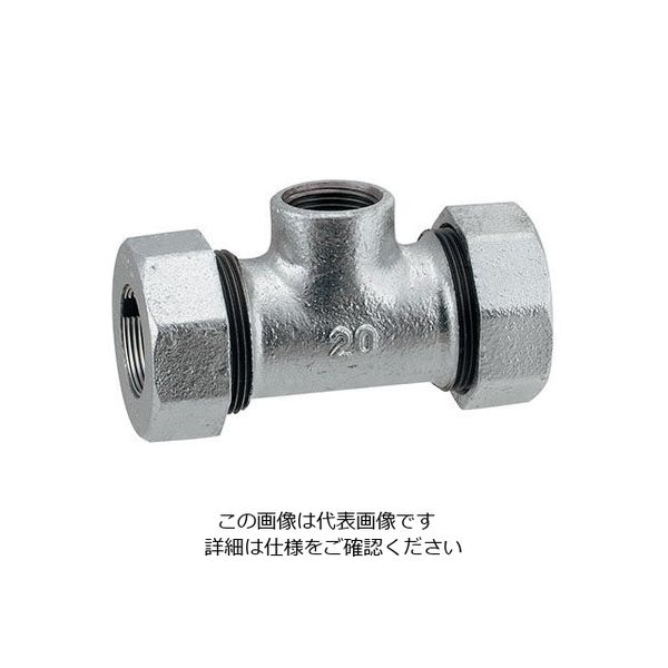 カクダイ 3管兼用ジョイント 649ー848ー20W 649-848-20W 1個（直送品）