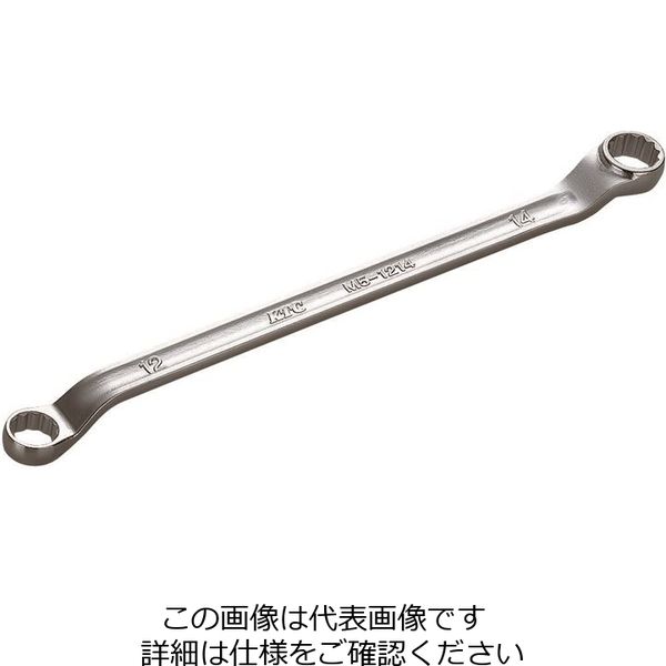 京都機械工具 KTC M5ー1315ーF 45°X6° ロングメガネレンチ (JANツキ) M5-1315-F 1丁（直送品）