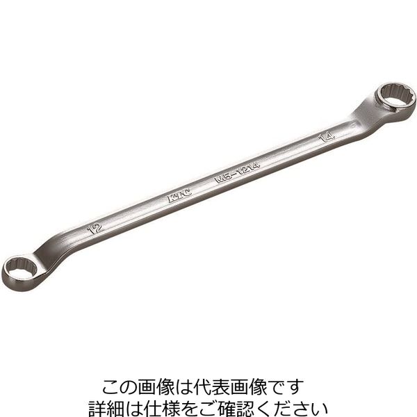 京都機械工具 KTC M5ー1417ーF 45°X6° ロングメガネレンチ (JANツキ) M5-1417-F 1丁（直送品）