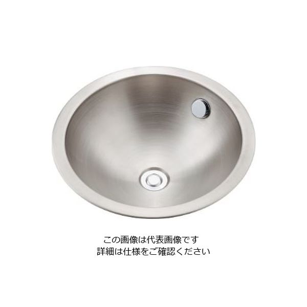 カクダイ ステンレス丸型洗面器 493-041 1個（直送品） - アスクル