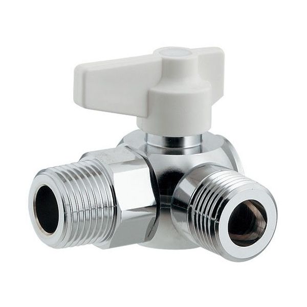 カクダイ アングル型ボールバルブ 650ー211ー13 1個（直送品）