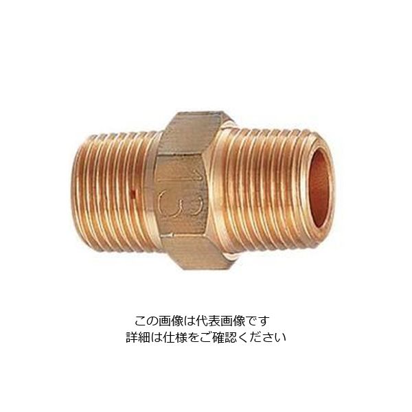 カクダイ 砲金ニップル 6128-10 1個（直送品） - アスクル