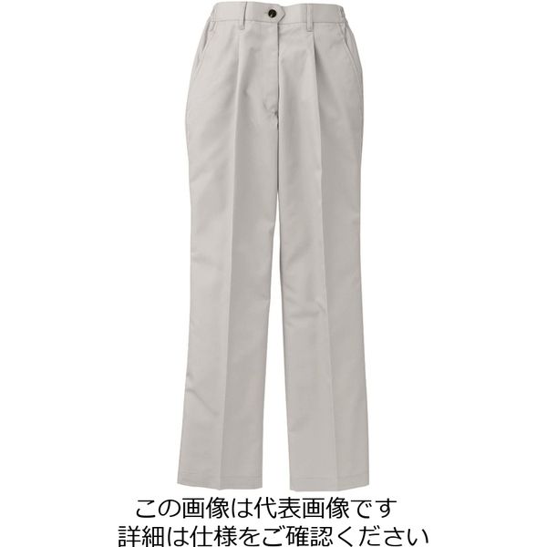 アルトコーポレーション ワンタックレディースパンツ シルバーグレー M SAー1118ー3ーM 1枚（直送品） 5,401円