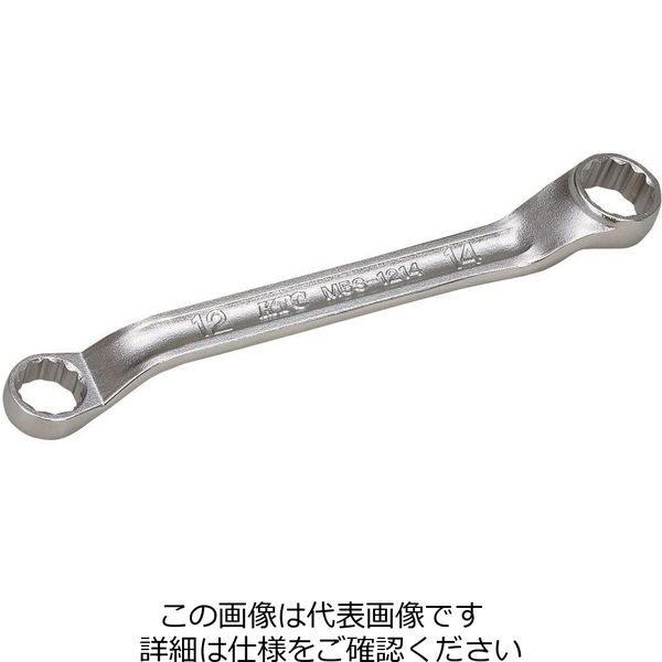 京都機械工具 KTC M5Sー05507ーF 45°X6° ショートメガネレンチ(JAN) M5S-05507-F 1丁（直送品）