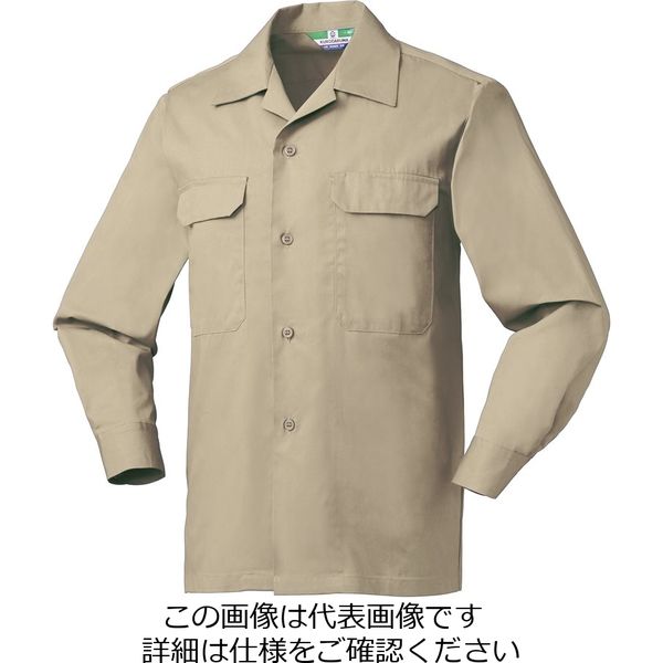 クロダルマ 長袖シャツ カーキ M 25041ー85ーM 25041-85-M 1枚（直送品）