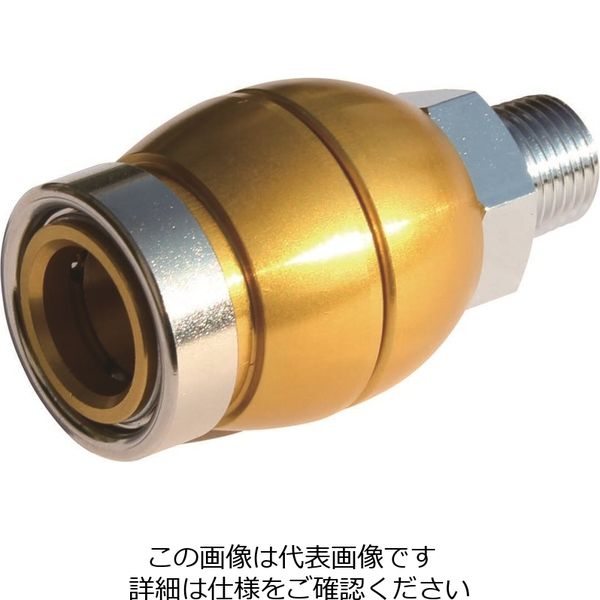 ヤマトエンジニアリング ヤマト デザインカップリングソケット（ゴールド） BDK22-SM-GO 1丁（直送品）