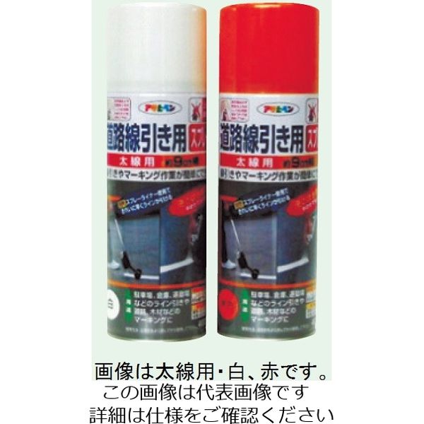 トーアン 道路線引用スプレー 細線 黄 6本入 （212841） 41-105 1箱（6本）（直送品）