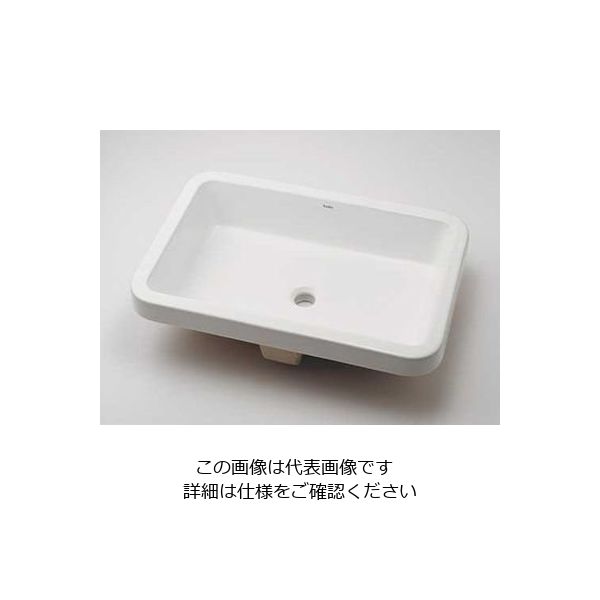 カクダイ アンダーカウンター式洗面器 493-172 1個（直送品） - アスクル