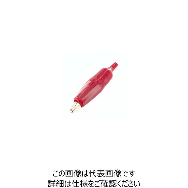 ミヤマ電器 ミノムシクリップA型(Lサイズ) MJー002 赤 MJ-002RED 1セット(40個:1個×40セット)（直送品）
