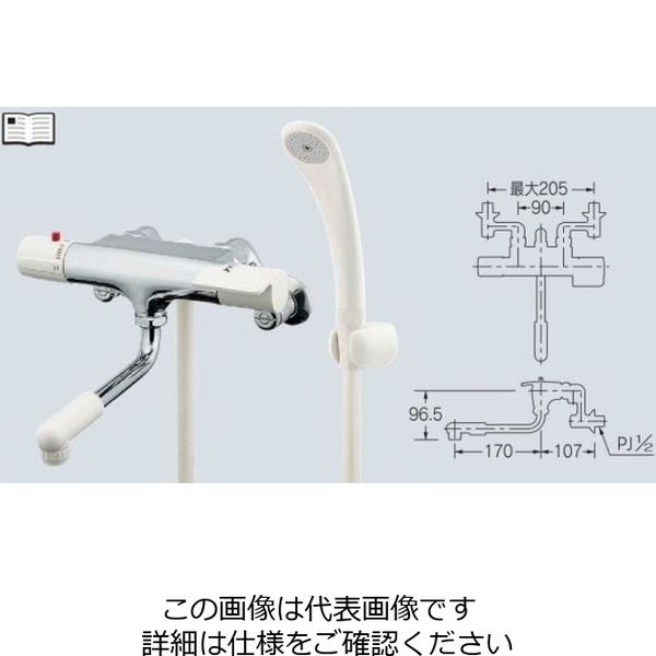 カクダイ サーモスタットシャワー混合栓 173-071 混合水栓 _ :173-071