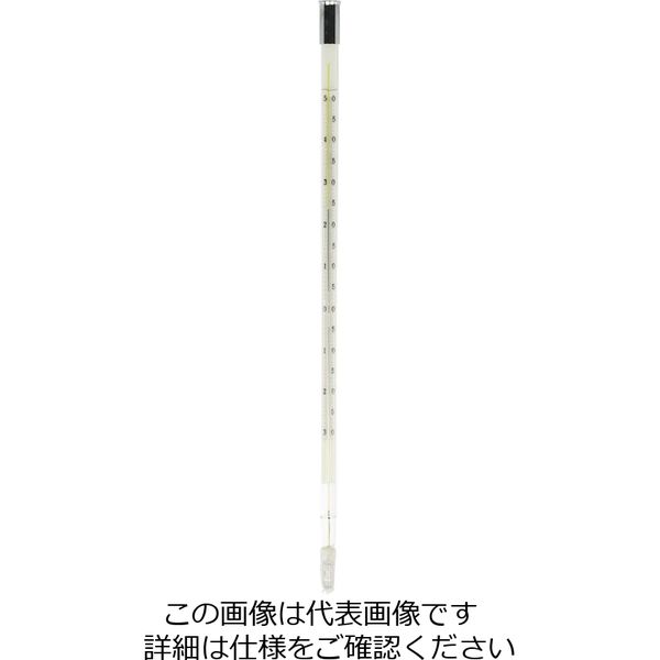 柴田科学 ゼンマイ式用 水銀温度計(ー30~50°C) (アスマン通風乾湿計 スペアパーツ) 080310-3 1個（直送品）