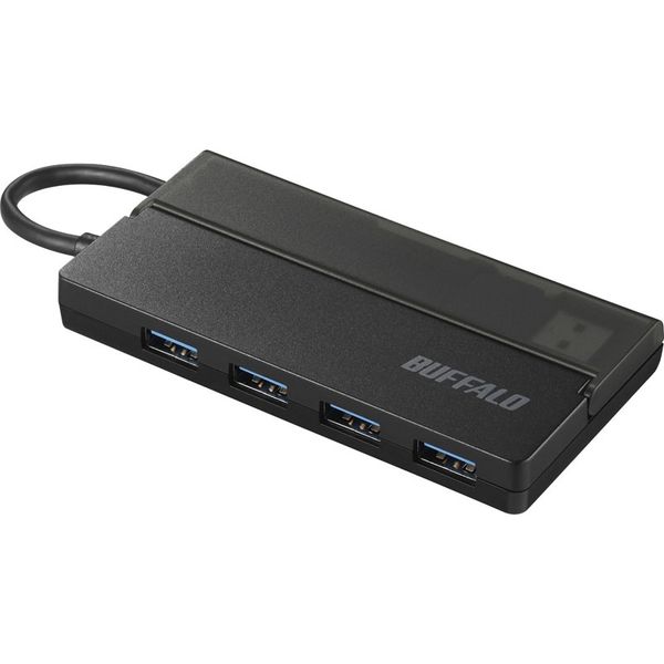 バッファロー ＵＳＢ３．０ バスパワーハブ ４ポート ケーブル収納