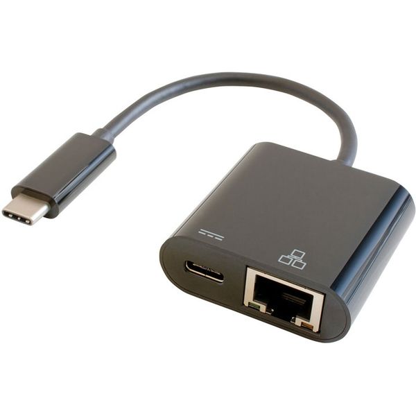 GOPPA ＵＳＢ　ＴｙｐｅーＣ　ＬＡＮ変換アダプター（ＰＤ充電対応）　ブラック GP-CR45H/B 1個（直送品）