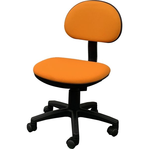ハピラ オフィスチェア BK オレンジ HPF0103-BOR 1脚（直送品
