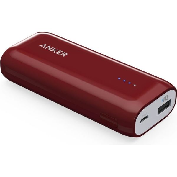 アンカー Anker Astro E1 モバイルバッテリー 5200mAh レッド A1211092-9 1個（直送品）