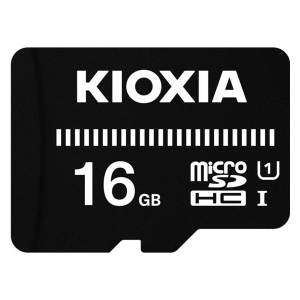 microSDカード 16GB キオクシア microSDHCメモリーカード KCA-MC016GS 1枚 - アスクル