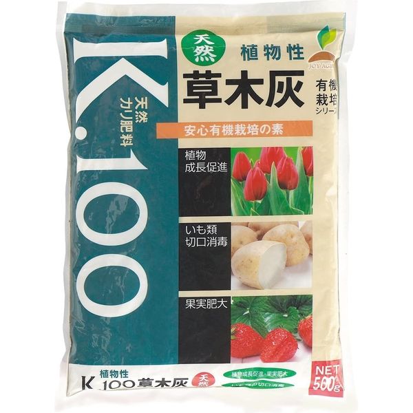 JOYアグリス マルタＫ.100草木灰　500g 4962311950015 1個（直送品）