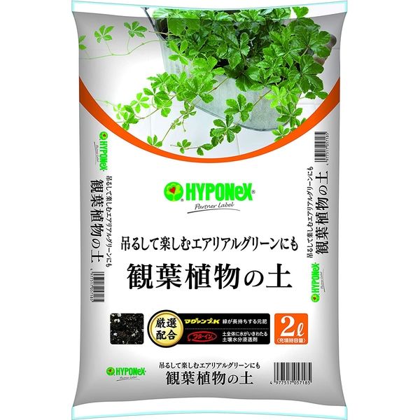 ハイポネックスジャパン 観葉植物の土　2L 4977517057185 1個（直送品）