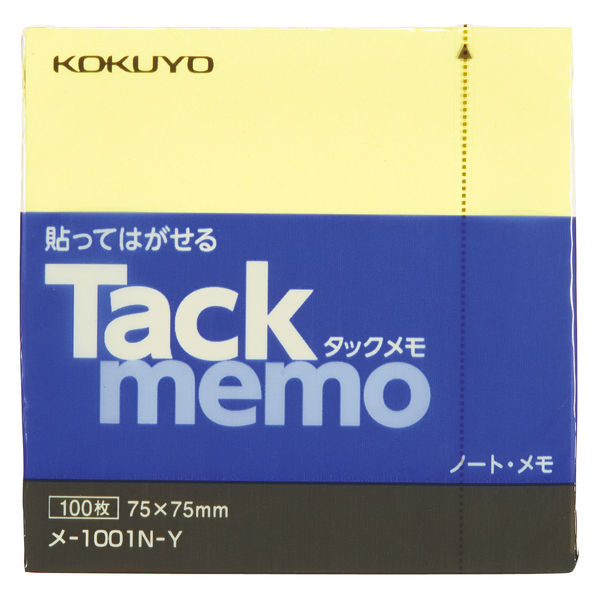 コクヨ タックメモ ノートタイプ 正方形 100枚 75×75 文房具 文具