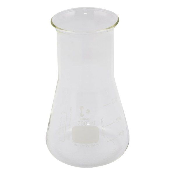 DWK Life Sciences 三角フラスコ 広口 200mL 212263209 1個 1-8849-17（直送品）