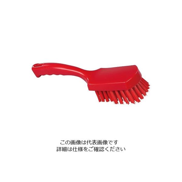 バーテック ハンドブラシ(短柄) バーキュートプラス 線型0.3 ソフト 赤 BCP-TSR 1個 2-5828-32（直送品）