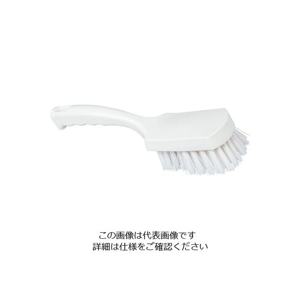 バーテック ハンドブラシ(短柄) バーキュートプラス 線型0.5 ハード 白 BCP-THW 1個 2-5828-56（直送品）