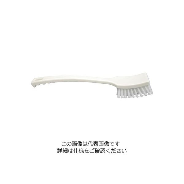 バーテック ハンドブラシ(長柄) バーキュートプラス 線型0.3 ソフト 白 BCP-NSW 1個 2-5828-37（直送品）