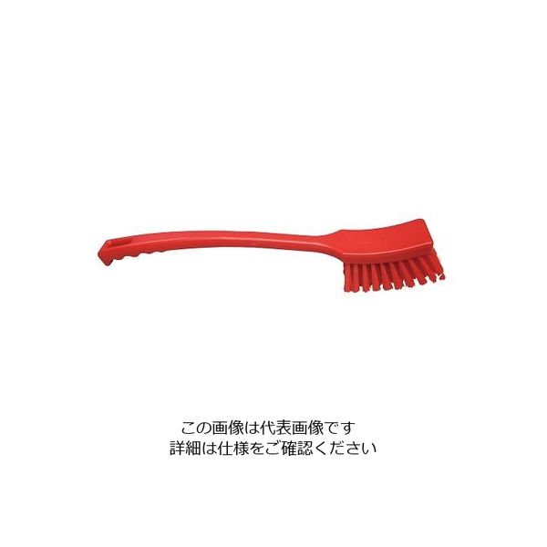 バーテック ハンドブラシ(長柄) バーキュートプラス 線型0.5 ハード 赤 BCP-NHR 1個 2-5828-63（直送品）