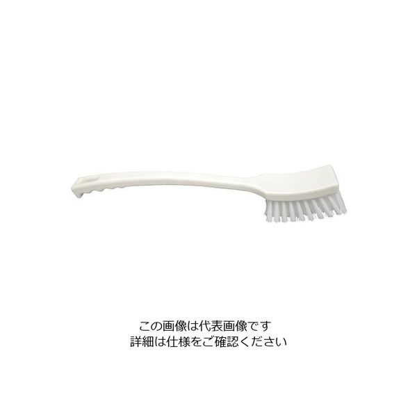 バーテック ハンドブラシ(長柄) バーキュートプラス 線型0.5 ハード 白 BCP-NHW 1個 2-5828-61（直送品）