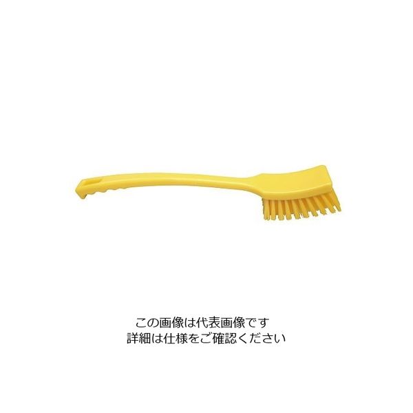 バーテック ハンドブラシ(長柄) バーキュートプラス 線型0.5 ハード 黄 BCP-NHY 1個 2-5828-64（直送品）