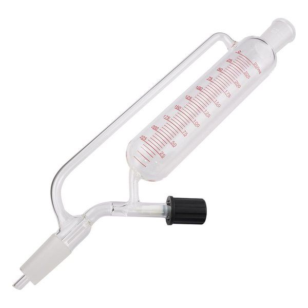 アズワン 分液ロート(平衡型、ニードルバルブ、目盛付) 250mL SFV250-2440 1個 4-2646-03（直送品）