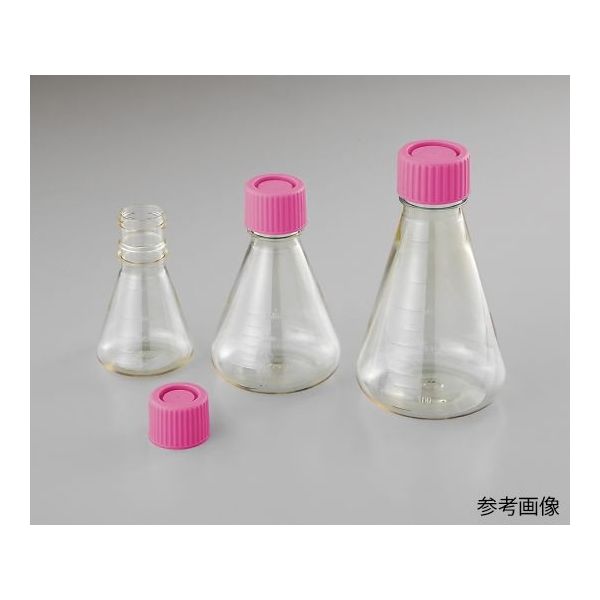 アズワン ビオラモディスポ滅菌三角フラスコ 500mL ノーマルキャップ 12個入 SEF500N 1箱（12個） 4-2671-06（直送品）