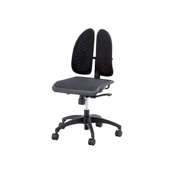 アズワン バック楽チェア(腰サポート) 肘掛なし WR-920 1個(1脚) 4-2383-01（直送品）