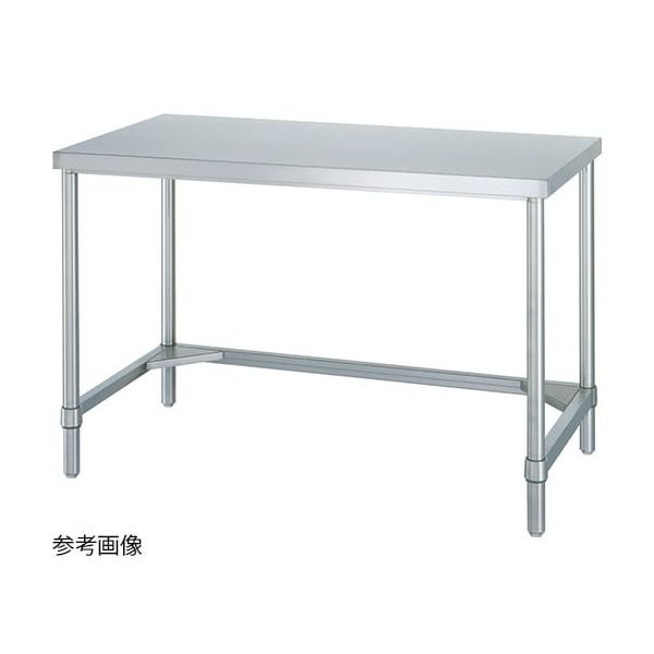 アズワン 静音ステンレス作業台 幅900×奥行450×高さ800mm WT-9045SI 1個 1-1636-35（直送品）