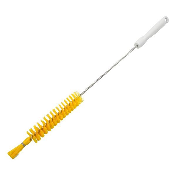 アズワン パイプクリーナーホ付(PBT毛) 500×135×φ30mm イエロー ABS-PH-30Y 1本 4-2107-04（直送品）