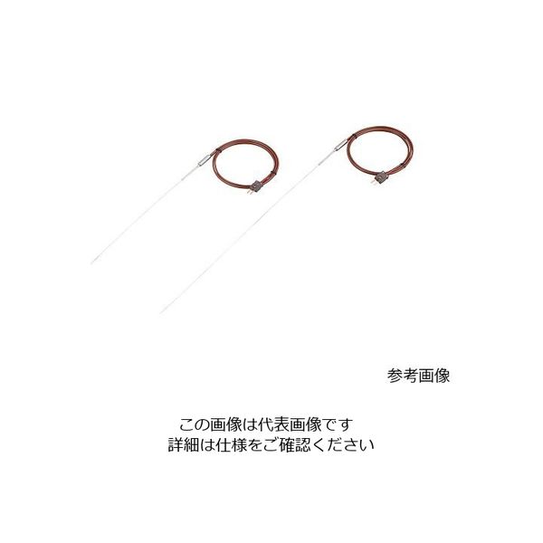 アズワン 細型シースT熱電対 φ1.0×500mm 1本 4-2083-02（直送品）