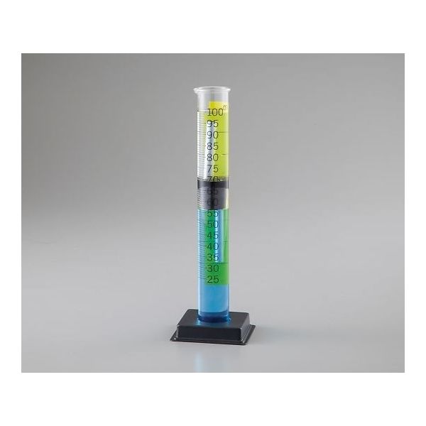 アズワン 温度・密度の教育シリンダー 470152-828 1個 4-2054-01（直送品）