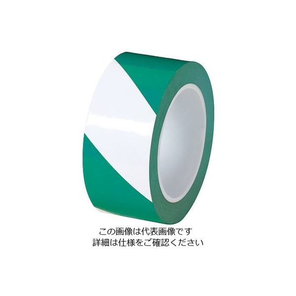 アズワン ラインテープ 緑/白 50mm×33m 1巻 1-4763-28（直送品）