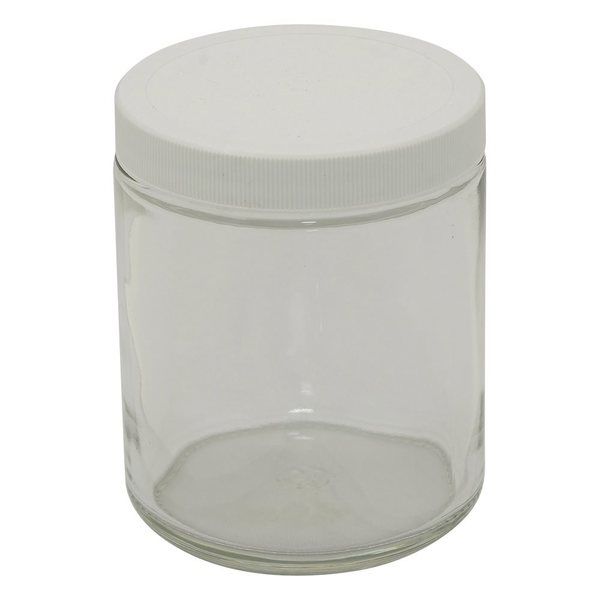 アズワン 広口ガラス瓶(クリーン処理済) 240mL 24本入 4-2904-04 1箱(24個)（直送品）