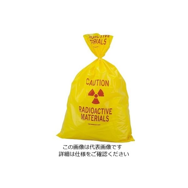 アズワン 放射性物質マーク付き廃棄袋 250枚入 36-5-A35-107Y 1巻（250枚） 4-1618-01（直送品）