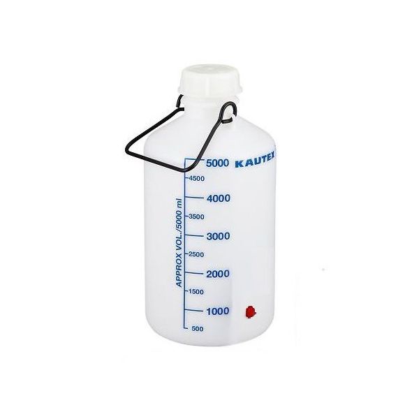 アズワン 活栓瓶(青目盛付) 5L 2000084137 1本(1個) 4-2059-01（直送品）