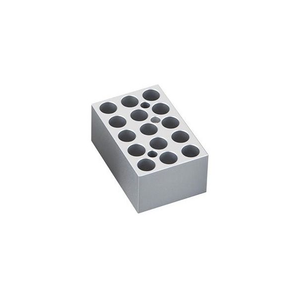 アズワン ミニドライブロックバス 1.5mL×15本用ブロック 18900416 1個 4-2888-13（直送品）