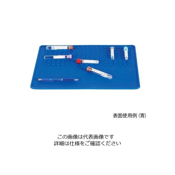 アズワン ワークステーション 実験マット 青 120747 1枚 4-1840-01（直送品）