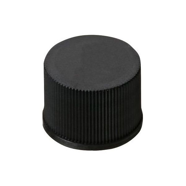 アズワン オートサンプラー用バイアル用 穴無し黒キャップ+セプタム 3-9520