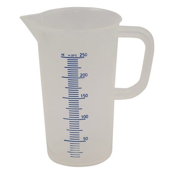 アズワン トールメジャーカップ(青目盛付き) 250mL 440081 1個 4-1624-03（直送品）