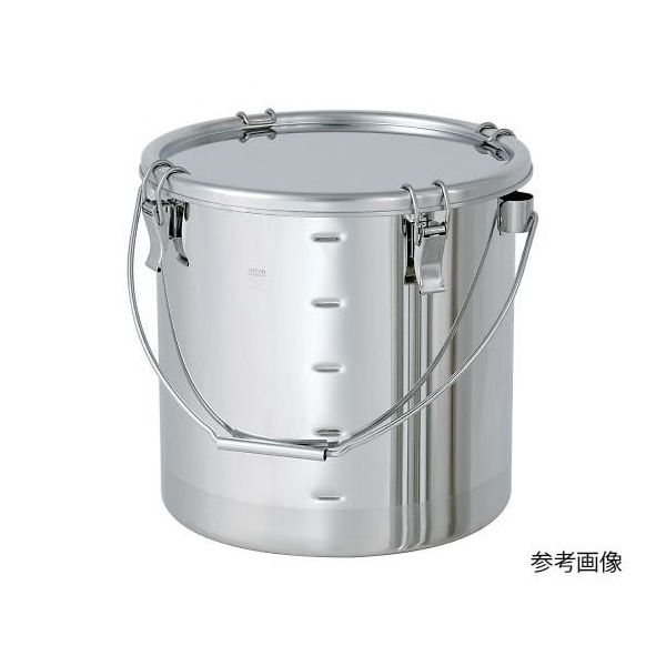 日東金属工業 目盛付き汎用容器 クリップ式 15L CTB-M-27 1個 4-2940