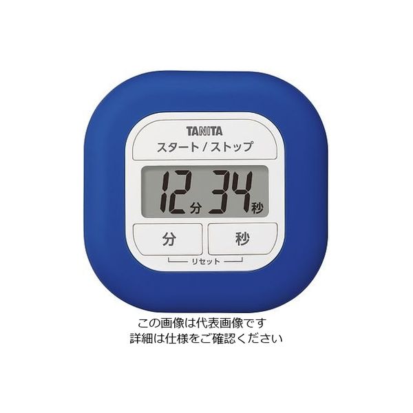 タニタ くるっとシリコンタイマー 青 TD-420-BL 1個 4-2804-02（直送品）