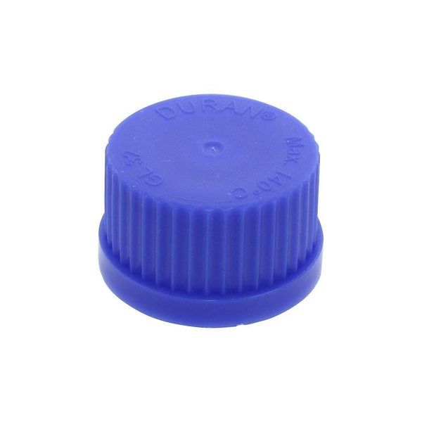 柴田科学 ねじ口瓶交換用キャップ(デュラン(R)) 青 017200-321A 1個 4-2400-01（直送品）