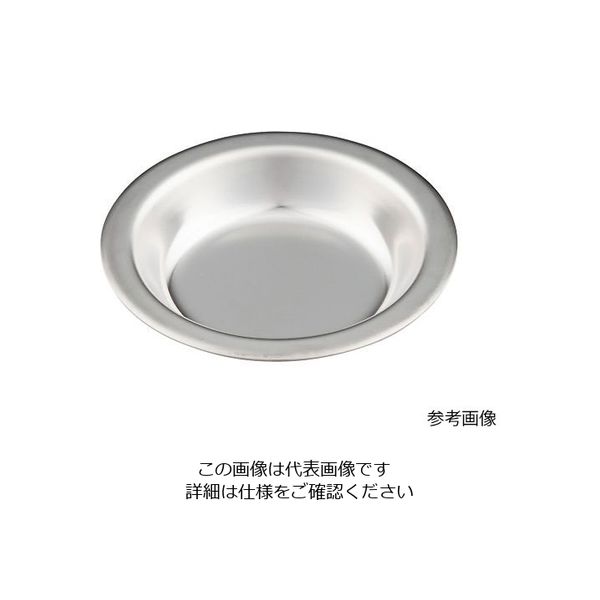 清水アキラ ステン丸皿 フラットエッジ 50mm 1枚 4-1382-02（直送品）