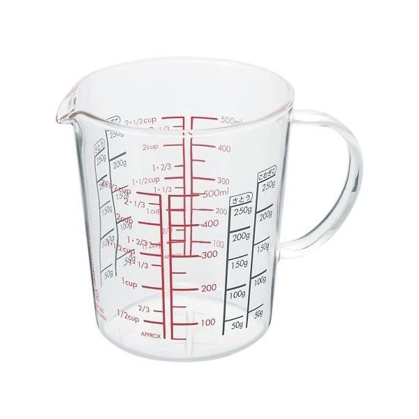 HARIO メジャーカップ 500mL CMJW-500 1個 4-2286-04（直送品）